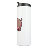 Niedlich Baby Hippo Moo Deng Long Sleeve T - Shirt Thermosbecher (Nach rechts gedreht)