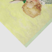 NIEDLICH BABY HUGGING RABBIT Irish St. Patrick's D Seidenpapier (Ausschnitt)