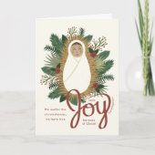 Niedlich Baby Jesus Script Joy Weihnachten (Vorderseite)