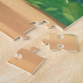 Niedlich Baby Kangaroo mit Namen Puzzle (Seite)