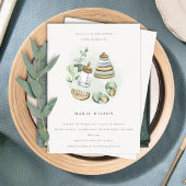 Niedlich Baby Kinderzimmer Essential Green Baby Du Einladung