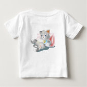 Niedlich Baby Kitty Baby T-shirt (Rückseite)