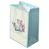 Niedlich Baby Kitty Mittlere Geschenktüte (Rückseite Schrägansicht)