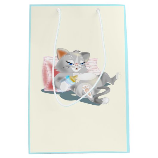 Niedlich Baby Kitty Mittlere Geschenktüte (Vorderseite)