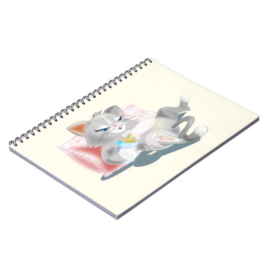 Niedlich Baby Kitty Notizblock (Linke Seite)