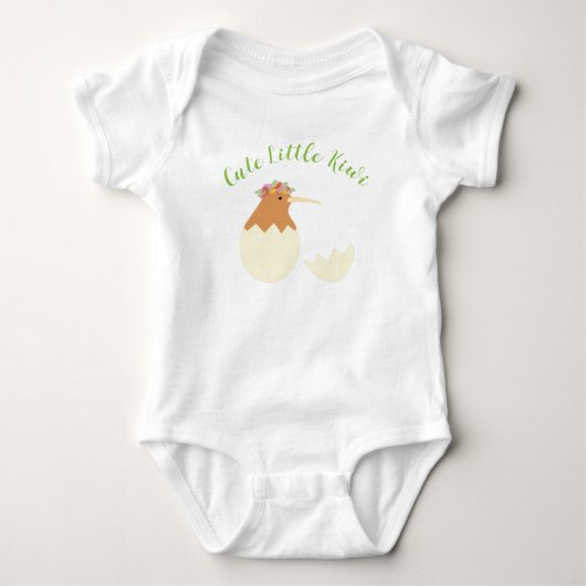 Niedlich Baby Kiwi Strampler (Vorderseite)