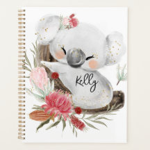 Niedlich Baby Koala Gold Speckle Individuelle Name