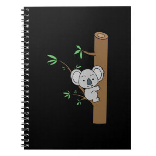 Niedlich Baby Koala Klettergarten Notizblock