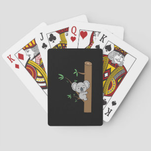 Niedlich Baby Koala Klettergarten Spielkarten