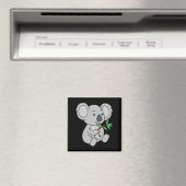 Niedlich Baby Koala mit Eukalyptus-Blätter Magnet (In Situ (Geschirrspüler))