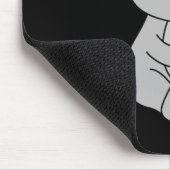 Niedlich Baby Koala mit Eukalyptus-Blätter Mousepad (Ecke)