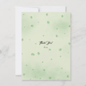 Niedlich Baby Lamb Baby Dusche Danke Karte (Rückseite)