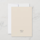 Niedlich Baby Leopard Babydusche Vielen Dank Dankeskarte (Rückseite)