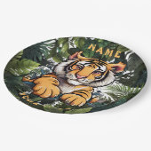 Niedlich Baby Lion Children Pappteller (Schrägansicht)