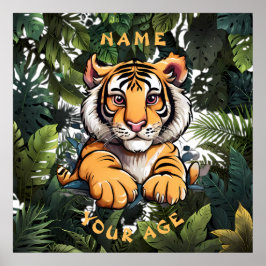 Niedlich Baby Lion Children Poster