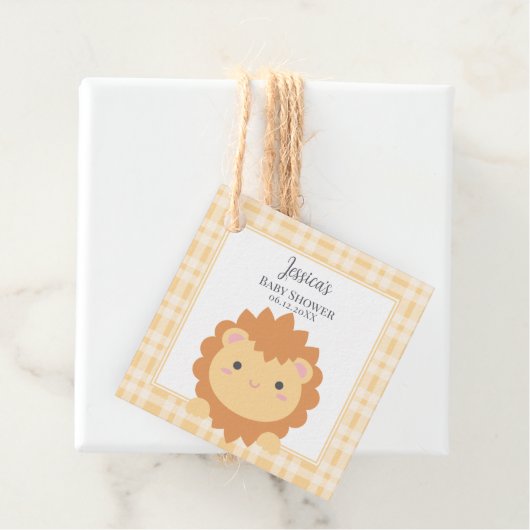 Niedlich Baby Lion Cub Jungle Animal Boy Baby Dusc Geschenkanhänger (Beispiel)