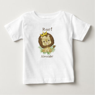 Niedlich Baby Lion King Watercolor Jungle Roar! T-shirt