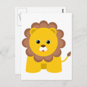 Niedlich Baby Lion Postkarte (Vorne/Hinten)