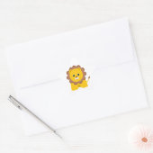 Niedlich Baby Lion Stern-Aufkleber (Umschlag)