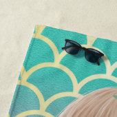 Niedlich Baby Mermaid Scales Strandtuch (Beispiel)