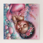 Niedlich Baby Mermaide Puzzle (Horizontal)