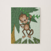 Niedlich Baby Monkey Cartoon Puzzle (Vertikal)
