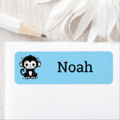 Niedlich Baby Monkey Zeichnend - Kawaii Kinderzimm (Insitu)