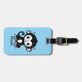 Niedlich Baby Monkey Zeichnend - Kawaii Kinderzimm Gepäckanhänger (Vorderseite horizontal)