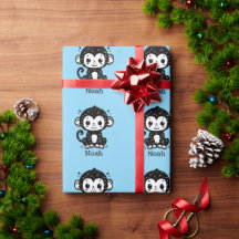 Niedlich Baby Monkey Zeichnend - Kawaii Kinderzimm