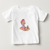 Niedlich Baby Motif Baby T-shirt (Vorderseite)