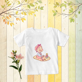 Niedlich Baby Motif T-shirt