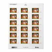 Niedlich Baby Myotonic Goat Weihnachtsgeschenk Tag Adressaufkleber (Vorne)