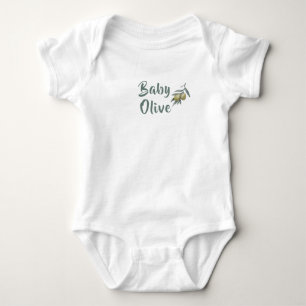 Niedlich Baby Olive Strampler