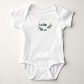 Niedlich Baby Olive Strampler