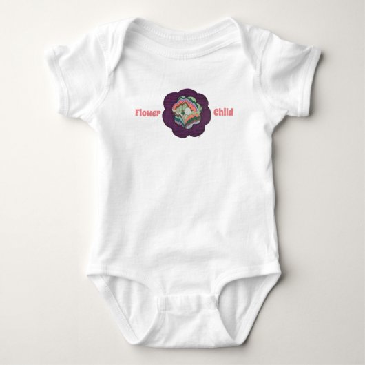 Niedlich Baby One Piece - Blume Kind Strampler (Vorderseite)