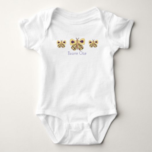 Niedlich Baby One Piece Bodysuit - Brave One Baby Strampler (Vorderseite)