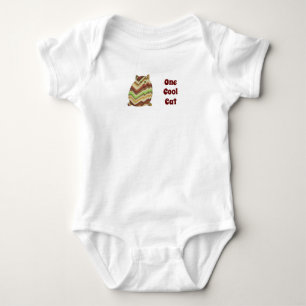 Niedlich Baby One Piece - Eine Coole Katze Strampler
