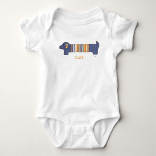 Niedlich Baby One Piece - Niedliche Dackel Strampler
