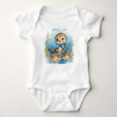 Niedlich Baby Otter Boy Baby Strampler (Vorderseite)