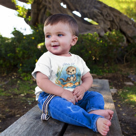 Niedlich Baby Otter Boy Baby T-shirt