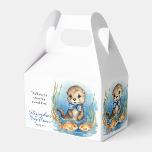 Niedlich Baby Otter Boy Babydusche Geschenkschachtel