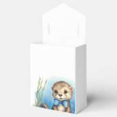Niedlich Baby Otter Boy Babydusche Geschenkschachtel (Geöffnet)