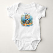 Niedlich Baby Otter Boy Strampler (Vorderseite)