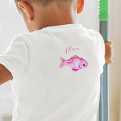 Niedlich Baby Otter Girl Baby T-shirt