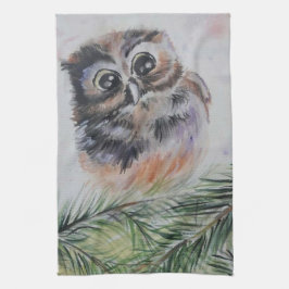 Niedlich Baby Owl Kitetücher Geschirrtuch