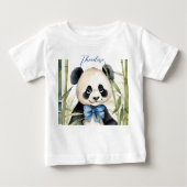 Niedlich Baby Panda Boy Baby T-shirt (Vorderseite)