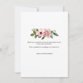 Niedlich Baby Panda Flat Dankeschön Karte (Rückseite)