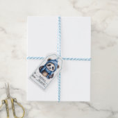 Niedlich Baby Panda Geschenkmarken Geschenkanhänger (Mit Garn)