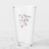 Niedlich Baby Panda Glas (Rückseite)