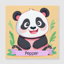 Niedlich Baby Panda Individuelle Name
